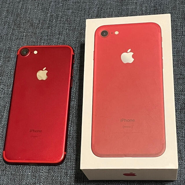 iPhone7 128G product red SIMフリー