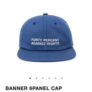 ダブルタップス(W)taps)のBANNER  CAP forty percent against rights(キャップ)