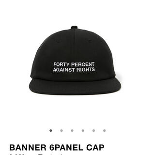 ダブルタップス(W)taps)のBANNER cap forty percent against rights(キャップ)