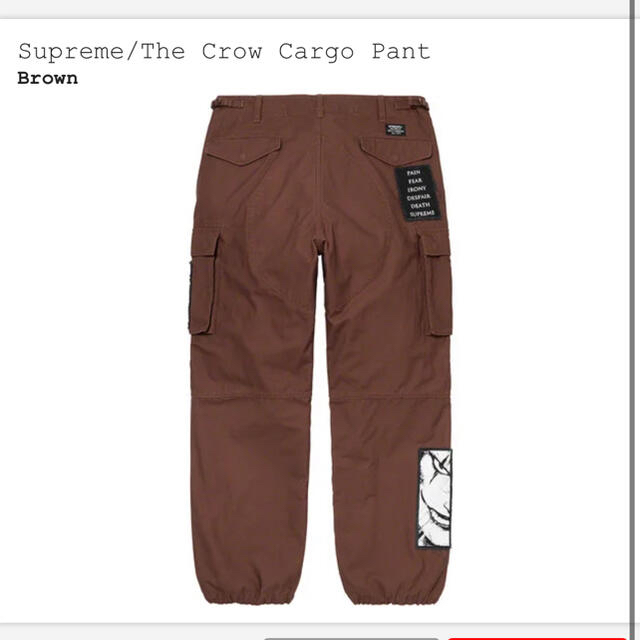 Supreme(シュプリーム)のSupreme × The Crow Cargo Pant  Sサイズ メンズのパンツ(ワークパンツ/カーゴパンツ)の商品写真