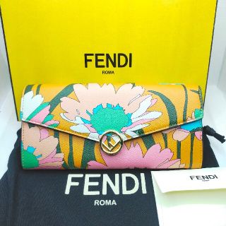 フェンディ(FENDI)の【新品未使用】 フェンディ  長財布  花柄(財布)