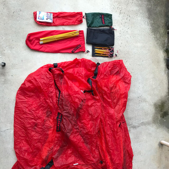 正規品! HILLEBERG - HILLEBERGウナ本体フットプリント付きとタープ