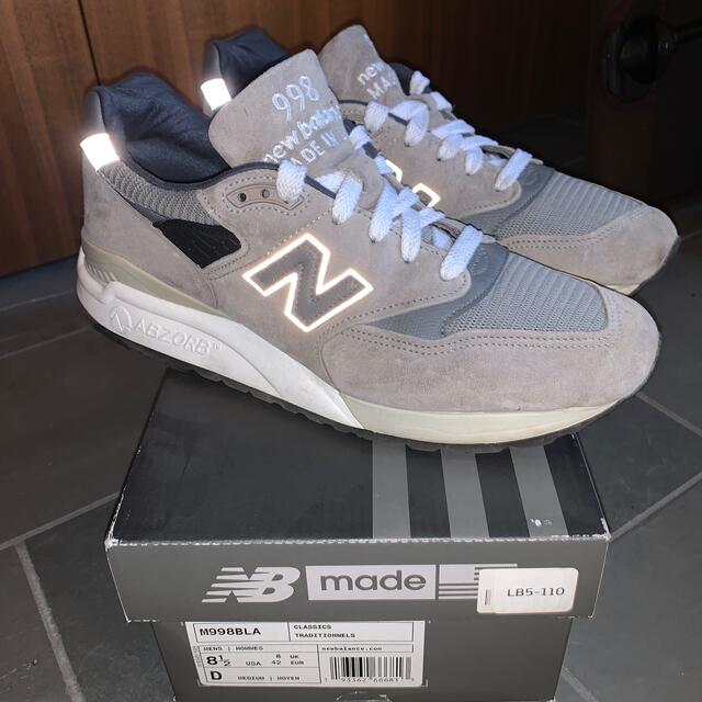 new balance 998 BLA 26.5cm 　992GR