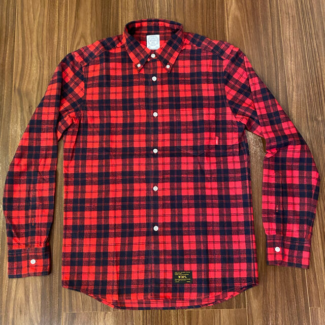 W)taps(ダブルタップス)のWTAPS 14AW TARTAN L/S RED S チェック シャツ メンズのトップス(シャツ)の商品写真