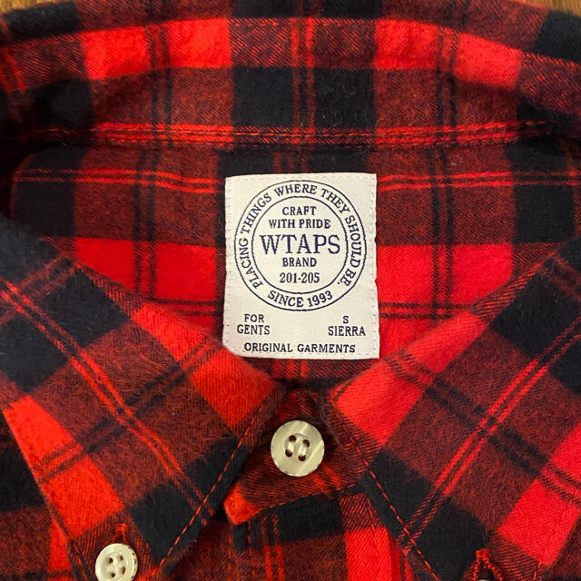 W)taps(ダブルタップス)のWTAPS 14AW TARTAN L/S RED S チェック シャツ メンズのトップス(シャツ)の商品写真