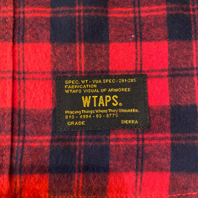 W)taps(ダブルタップス)のWTAPS 14AW TARTAN L/S RED S チェック シャツ メンズのトップス(シャツ)の商品写真