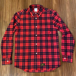 ダブルタップス(W)taps)のWTAPS 14AW TARTAN L/S RED S チェック シャツ(シャツ)