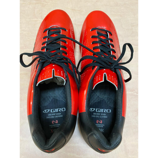 GIRO(ジロ)のGIRO EMPIRE ACC サイズ44 Gloss Red / Black スポーツ/アウトドアの自転車(その他)の商品写真