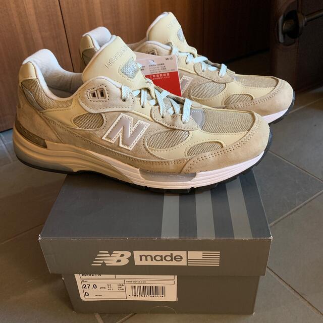 値下げ　new balance M992TN 27cm 極美品　GR