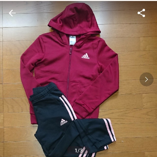 adidas上下セット140cm】【お値下げ中】 - その他