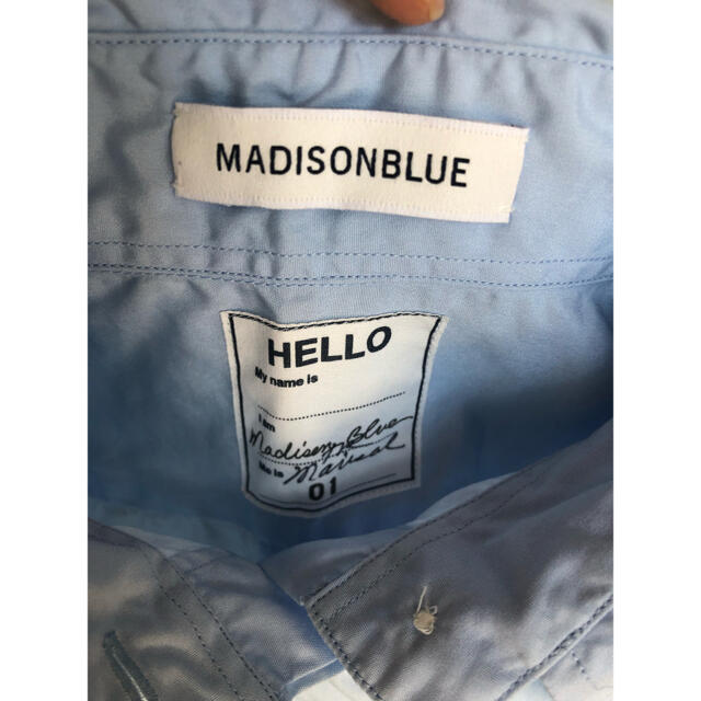 MADISONBLUE(マディソンブルー)のマディソンブルー　シャツ　美品 レディースのトップス(シャツ/ブラウス(長袖/七分))の商品写真