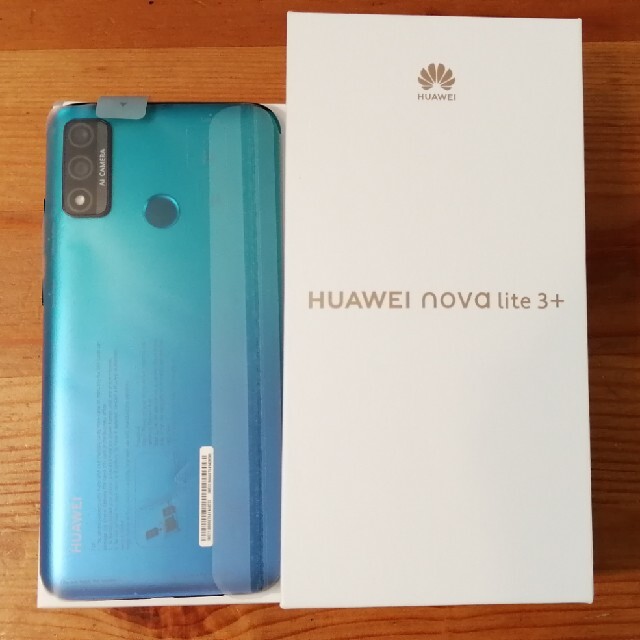 HUAWEI nova lite 3＋ オーロラブルー