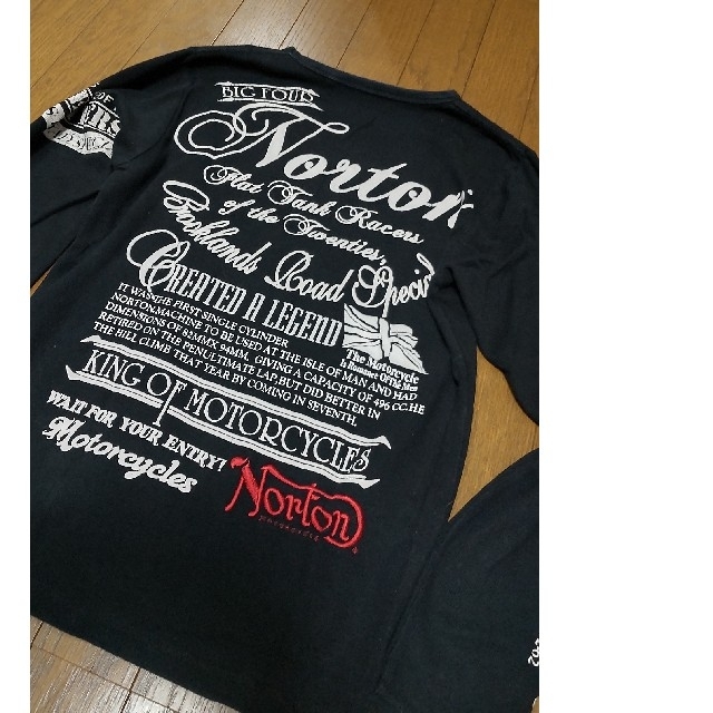 Norton(ノートン)のNORTONテレコクルーロンT メンズのトップス(Tシャツ/カットソー(七分/長袖))の商品写真