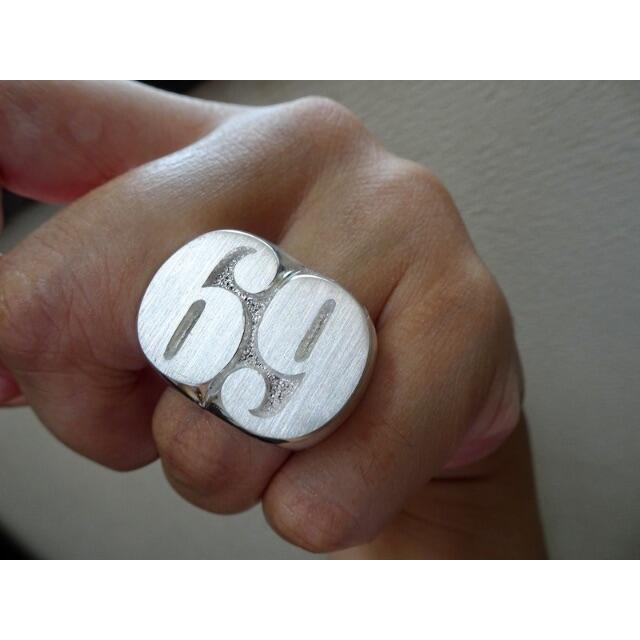 仁尾彫金『69リング』ハンドメイド219