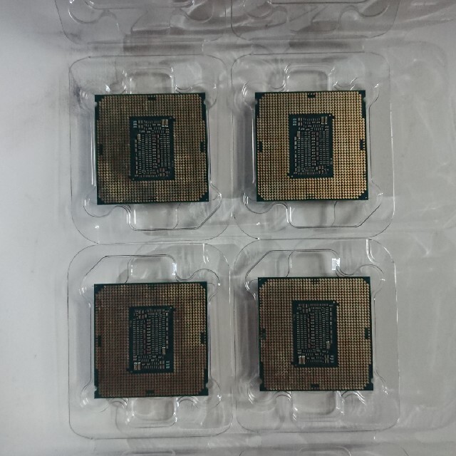 intel Core i7 9700k 傷・汚れ・変色等有中古品4個 PC/タブレット 最高 ...