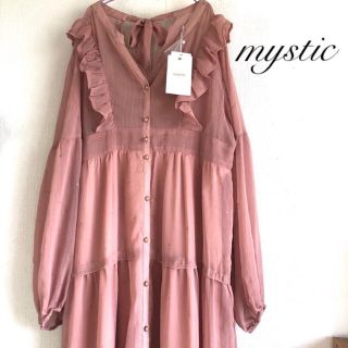 ミスティック(mystic)の新品❁﻿ミスティック　ティアードフリルワンピース(ロングワンピース/マキシワンピース)