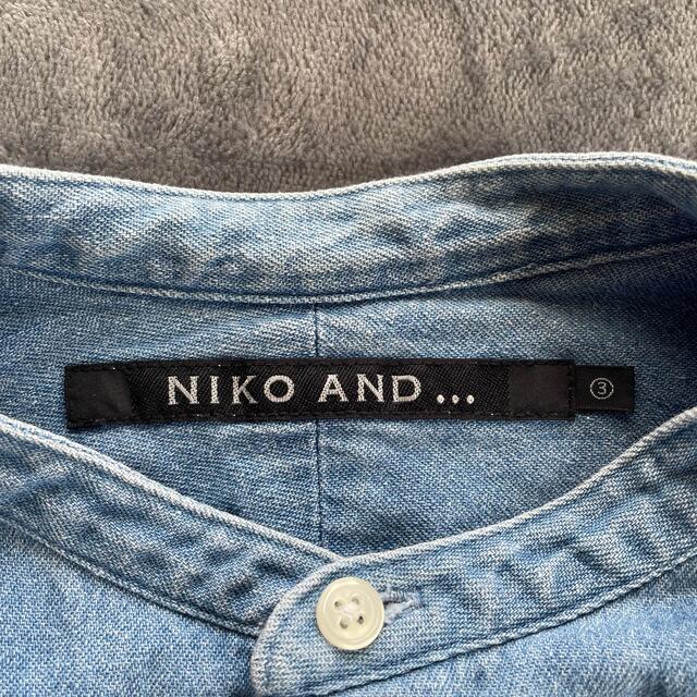niko and...(ニコアンド)のアリナギ様専用 niko and... デニムシャツ メンズのトップス(シャツ)の商品写真