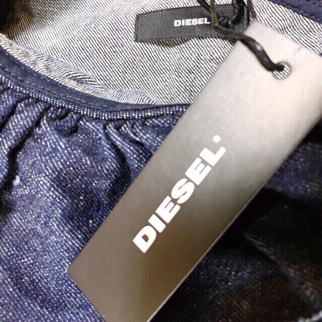 DIESEL(ディーゼル)の【新品未使用】DIESEL デニムワンピース  レディースのワンピース(ひざ丈ワンピース)の商品写真