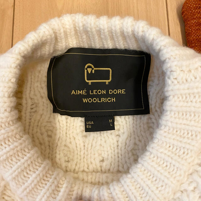 aime leon dore woolrich クルーネックニット　イタリア製