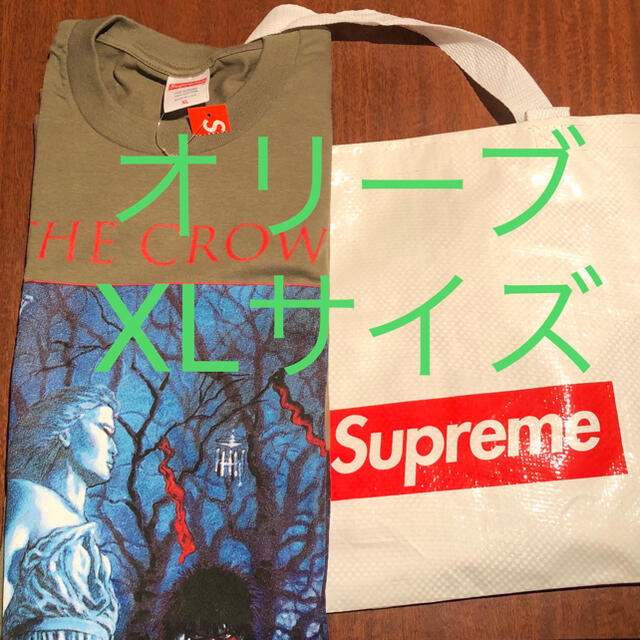 Supreme The Crow Tee オリーブ Tシャツ 飛翔伝説 XLメンズ