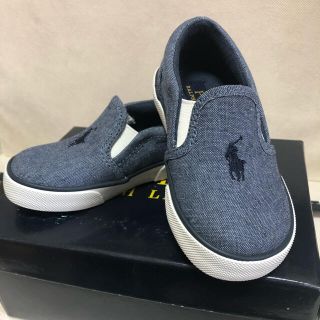 ポロラルフローレン(POLO RALPH LAUREN)のまつとも様★ ラルフローレン バルハーバー2 キッズスリッポン RF100661(スリッポン)