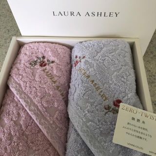 ローラアシュレイ(LAURA ASHLEY)のローラアシュレイ　フェイスタオルセット新品(タオル/バス用品)