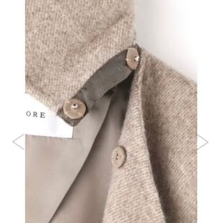 ADORE - 白洋舎済 ADORE アドーア 上質 グレー ジャケット コート ty ADORE - 白洋舎済 ADORE アドーア 上質 グレー ジャケット コート ty