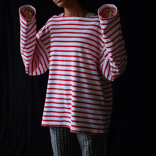 YAECA(ヤエカ)のOUTIL バスクシャツ レディースのトップス(カットソー(長袖/七分))の商品写真
