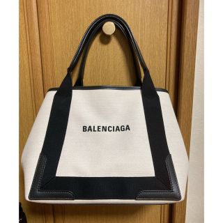 バレンシアガ(Balenciaga)のバレンシアガ　ネイビーカバ　キャンバストート(トートバッグ)