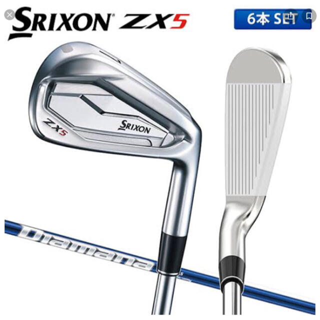 Srixon(スリクソン)の新品、未開封スリクソンZX5 ディアマナ【S 】シャフト　松山英樹のZX易しい方 スポーツ/アウトドアのゴルフ(クラブ)の商品写真