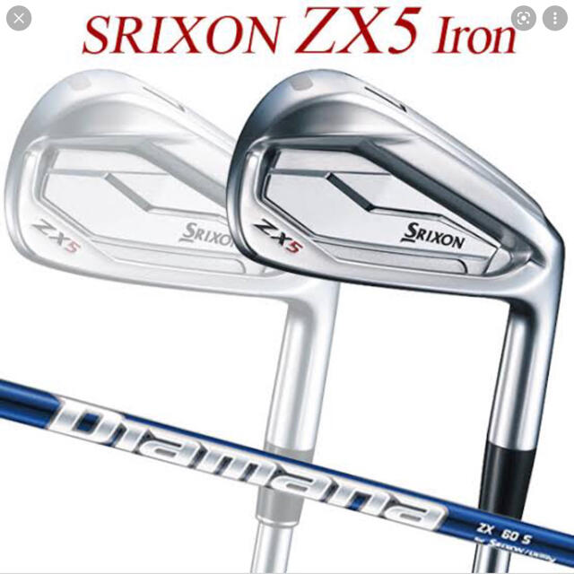 Srixon(スリクソン)の新品、未開封スリクソンZX5 ディアマナ【S 】シャフト　松山英樹のZX易しい方 スポーツ/アウトドアのゴルフ(クラブ)の商品写真