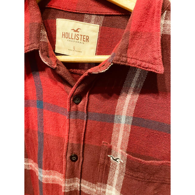 即納】Hollister ホリスター チェックシャツ Lサイズ