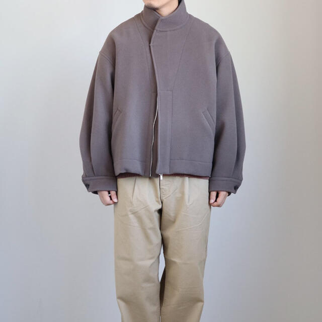 stein 19aw OVER SLEEVE BOA MELTON JACKET stein 19aw OVER SLEEVE BOA MELTON JACKET