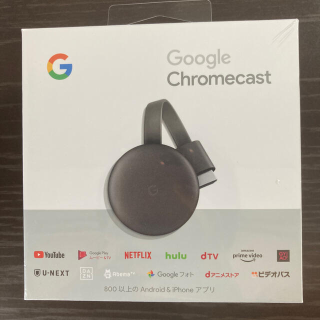 Google(グーグル)のGoogle  chrome cast スマホ/家電/カメラのテレビ/映像機器(テレビ)の商品写真