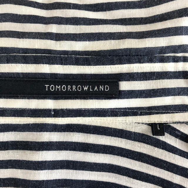 TOMORROWLAND(トゥモローランド)の【期間限定値下げ】トゥモローランド　ストライプシャツ メンズのトップス(シャツ)の商品写真