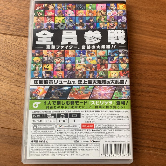 大乱闘スマッシュブラザーズ SPECIAL Switch 1
