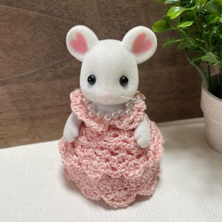 エポック(EPOCH)のハンドメイド♡シルバニア　ピンクドレス(その他)