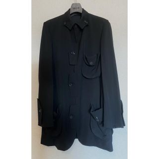 ヨウジヤマモト(Yohji Yamamoto)のYohji Yamamoto 2020ss 角フラップJKT ギャバ(ミリタリージャケット)