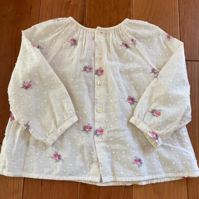 Bonpoint(ボンポワン)のポンポワン　ブラウス　2A キッズ/ベビー/マタニティのキッズ服女の子用(90cm~)(ブラウス)の商品写真