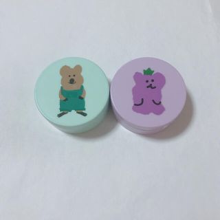 イニスフリー(Innisfree)のInnisfree パウダー 2個セット 限定 ダイノテン ブドウ ミント(フェイスパウダー)