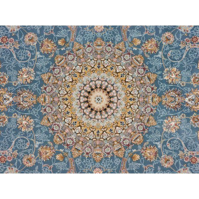 225万ノット!超高密度織 絨毯!本場 イラン産100×150cm‐200151の通販