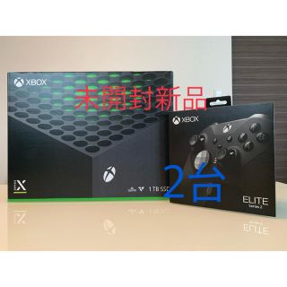 エックスボックス(Xbox)のXbox Series X + Eliteワイヤレスコントローラー シリーズ2(家庭用ゲーム機本体)