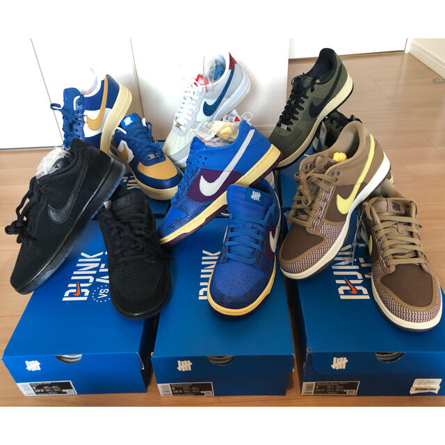 値段が激安 NIKE - undefeated nike dunk vs airforce コンプセット