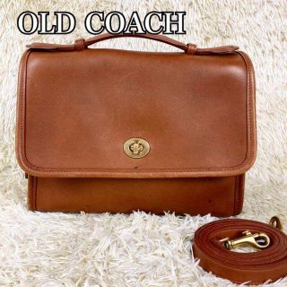 コーチ(COACH)のオールドコーチ ショルダーバッグ 2way court bag レザー ブラウン(ショルダーバッグ)