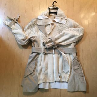 サカイ(sacai)の＊限定ウィンターセール＊サカイ ニットトレンチコート(トレンチコート)