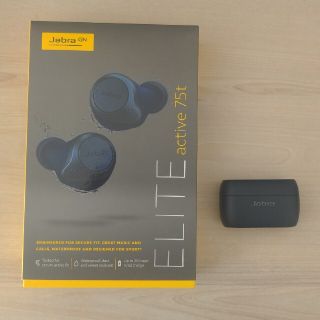 ※TKNRA様専用【左のみ】Jabra　ELITE active75t Navy(ヘッドフォン/イヤフォン)