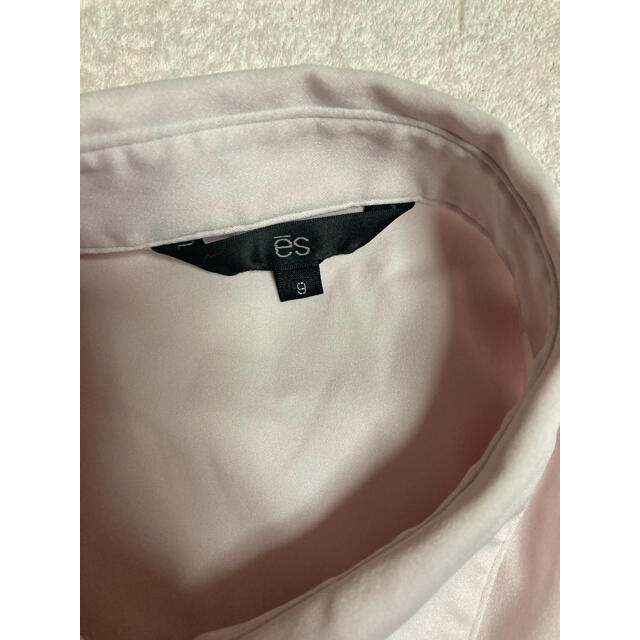 ES(エス)のes ピンクシャツ レディースのトップス(シャツ/ブラウス(半袖/袖なし))の商品写真