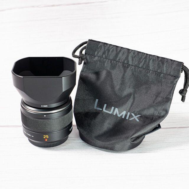 Panasonic(パナソニック)の[美品] LEICA DG SUMMILUX 25mm/F1.4 ASPH. スマホ/家電/カメラのカメラ(レンズ(単焦点))の商品写真