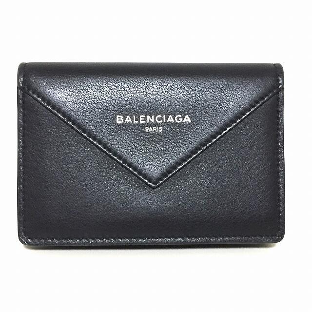 Balenciaga(バレンシアガ)のバレンシアガ 名刺入れ ペーパー 499201 黒 レディースのファッション小物(名刺入れ/定期入れ)の商品写真