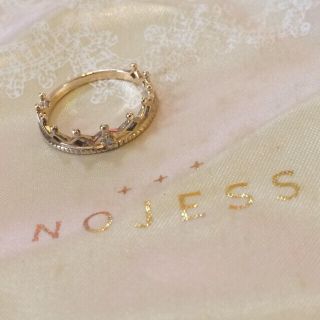 ノジェス(NOJESS)のNOJESS♡クラウンリング♡袋付き(リング(指輪))